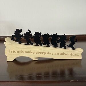 Disney Hallmark 7 Dwarfs Silhouette Friends Make Every Day an Adventure Figurine